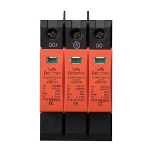 Protector sobretensiones Dc 3P 1000V 20Ka-40Ka Swe