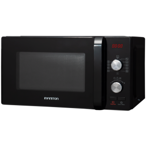 Microondas infiniton mw-f102 - negro, 20l., 700w, sin plato giratorio