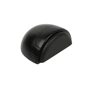 Tope de puerta de madera lacada en negro 49x38 mm lote de 24