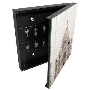 Caja de llaves 30x30x5 un edificio majestuoso, apertura derecha