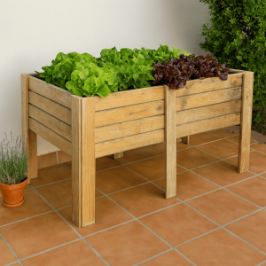 Huerto urbano- mesa de cultivo mura profunda 40cm vidahuerto 200x80x80 cm