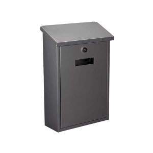 Buzón - rio - plata - de pared - plástico - 2 llaves incluidas