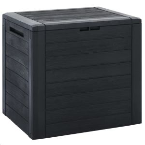 Caja de almacenamiento para jardín color antracita 58,5 x