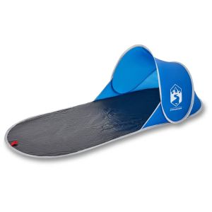 vidaXL tienda de playa pop-up impermeable azul