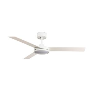 Ventilador de techo 24 w acero blanco mate ø132 cm