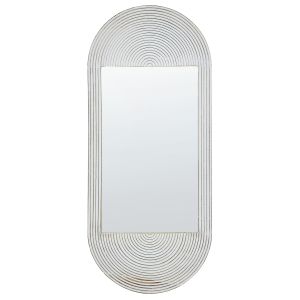 Espejo de pared briant 56 cm 130 cm madera de mango blanco