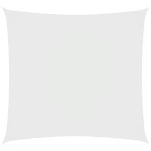 vidaXL toldo de vela cuadrado tela oxford blanco 7x7 m