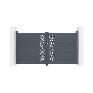 Pack puerta batiente automática sunny 3m a.160cm + motor brazo b500