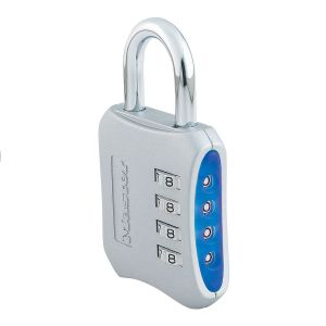 Cadenas de 4 dígitos de acero 50mm - master lock - color aleatorio