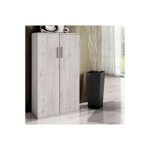 Armario zapatero 2 puertas ariadna con baldas regulables