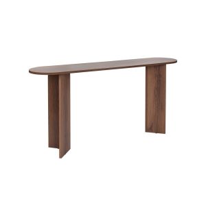 Consola de madera "sira" - 150 x 35 x 75 cm - nogal