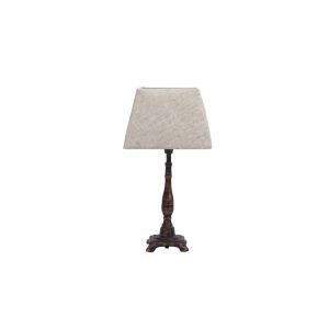 Lampara sobremesa ciclido marron  20cm