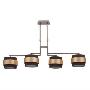 Fab 066454014 | lampara 4aa bremen cuero/marron-oro 4xe14 regx92