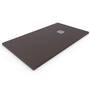 Plato de ducha resina extraplano. Marrón chocolate ral: 8017 75x140cm