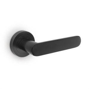 Manivelas de aluminio bunbury con roseta d.50 mm para puertas de