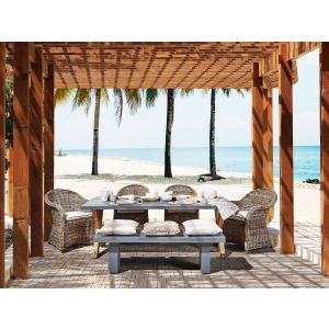 Conjunto de comedor natural susua/olbia
