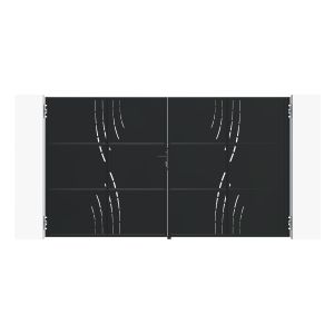Puerta acero nali arlberg 3,5m alt.160cm + 2 postes carmo