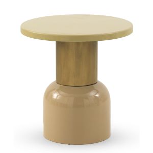 Mesa auxiliar de metal, 51x51x52cm