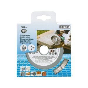 Disco de corte con diamante - kwb - 796570 - 125 mm - 1 disco - diamante