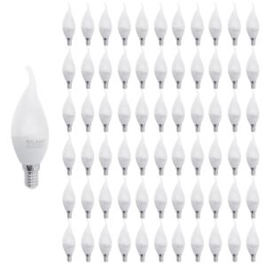 Bombilla LED e14 flame 8w 220v ø38mm (pack de 100) - blanco cálid