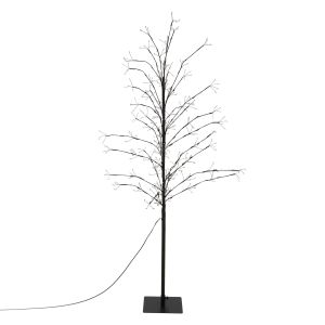 Decoración navideña árbol LED blanco cálido ip44 150cm ecd geramny