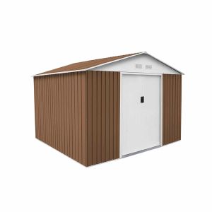 Caseta metálica gardiun bristol 7,74 m² exterior 241x321x205 cm acero galva