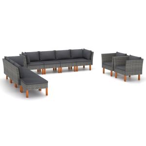 Conjunto de muebles de jardín mobiliario de exterior 10