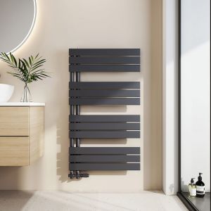 Emke radiador toallero agua caliente 104x60cm, 639w, antracita