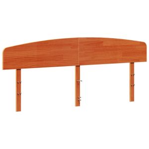 vidaXL cabecero de cama madera maciza de pino marrón cera 180 cm