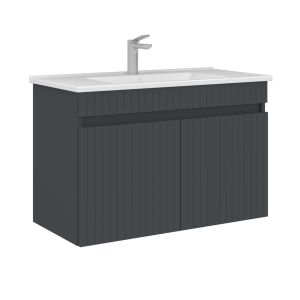 Mueble para lavabo <<tivoli 85>> - 85 x 45 x 57 cm - antracita mate