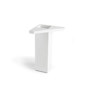 Pata para mueble rei 2-972.150.01 | 42x42x150 mm | blanco