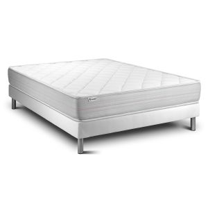 Conjunto vitalmemo 180 x 200 cm somier kit blanco