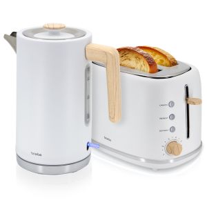 Nordic set tostadora pan ranura ancha 2 reban briebe skt1167wht blanco 2200