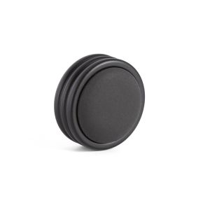 Tirador zamak/porcelana modelo tabor acabado negro distancia 0mm-1 agujero