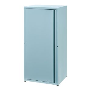 Armario de oficina burlöv acero 88x40x35 cm - azul grisáceo [en.casa]