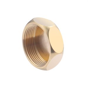 Tapa de latón hembra (1' 1/2) x 1 tapón