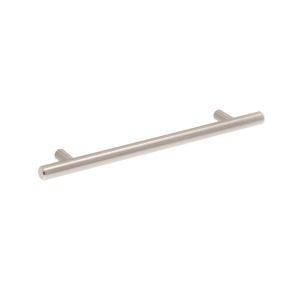 Tirador para muebles de acero, dist entre eje 160 mm