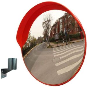 Ferretelix® espejo convexo de seguridad exterior 60 cm – irrompible en poli
