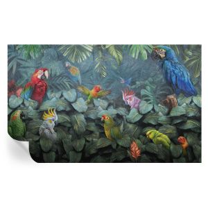 Papel pintado autoadhesivo selva exótica 416x254 tulup