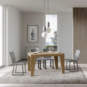 Mesa extensible rectangular - 90x130 cm - hasta 390 cm