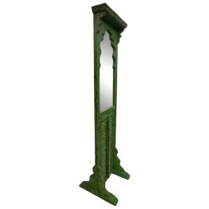 Espejo de madera verde 53x50x196h cm
