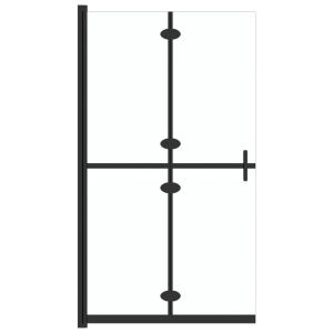 vidaXL mampara de ducha plegable vidrio esg transparente 70x190 cm