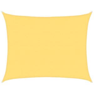 vidaXL toldo de vela beige hdpe 160 g/m² 6x8 m