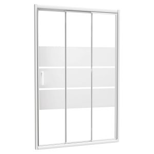 Ondee - mampara missi - corredera 3 p. 80x185cm - vidrio templado