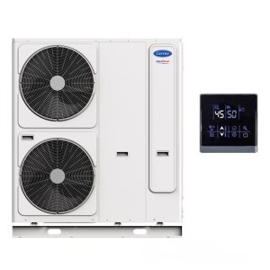 Bomba de calor aire/agua monofásica aquasnap con booster eléctrico carrier