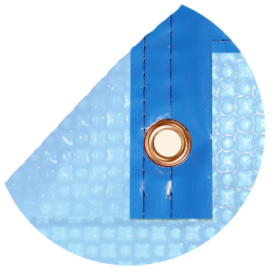 Cubierta térmica 500 mic oxo cristal 7,5x2,5m refuerzo en todo el contorno