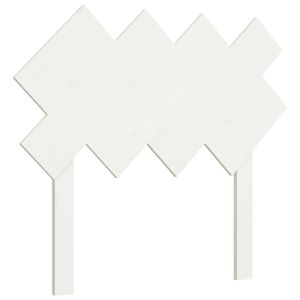 vidaXL cabecero de cama madera maciza de pino blanco 92x3x81 cm