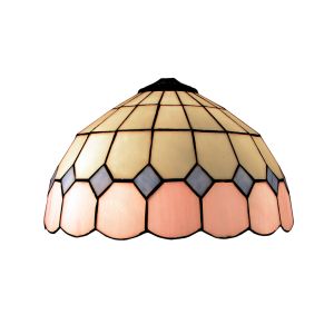 Pantalla lámpara tiffany serie pink ø 30cm