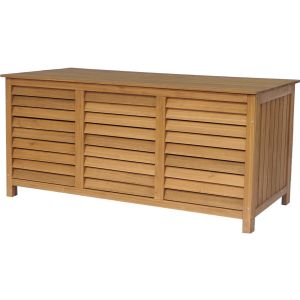 Baúl para jardin en madera "macao"  - 130 x 64 x 60 cm - marron