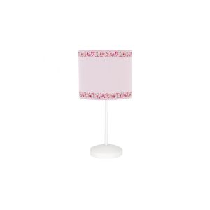 Cenefa table lamp 1xe14 metal / textile pink